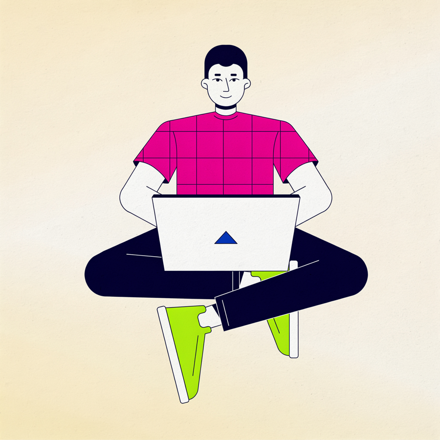 Remote moderator working from home